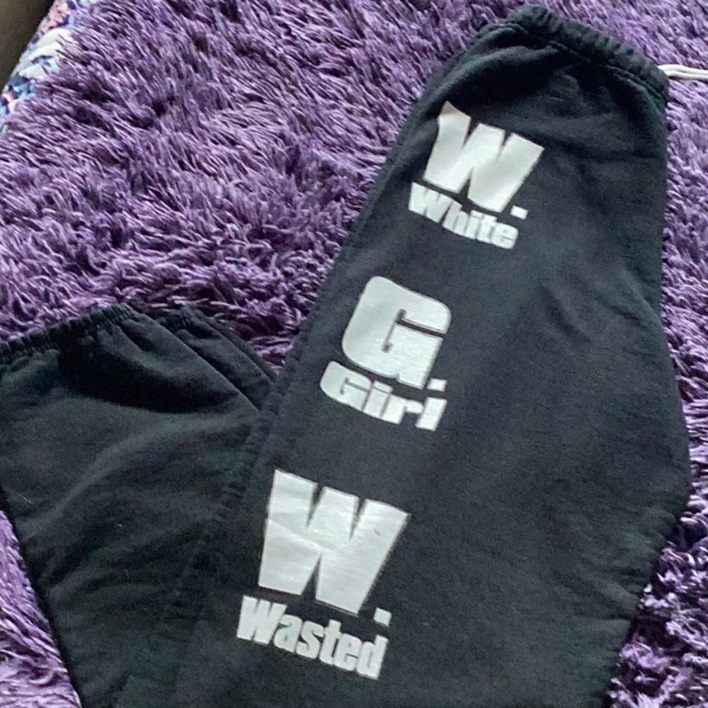 White Girl Wasted sweatpants